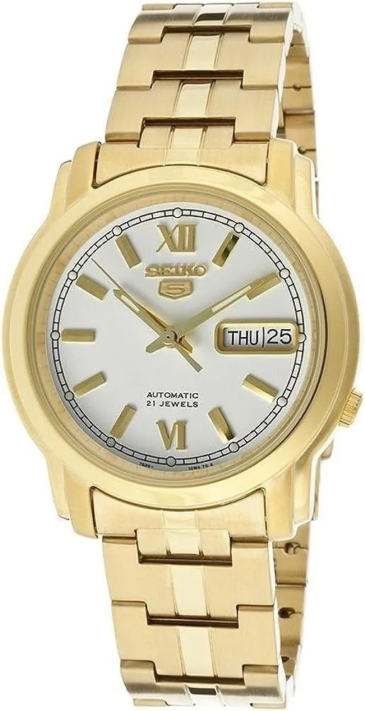 Seiko Seiko 5 Automatic 21 Jewels SNKK84 Gold Tone Watch — product photo