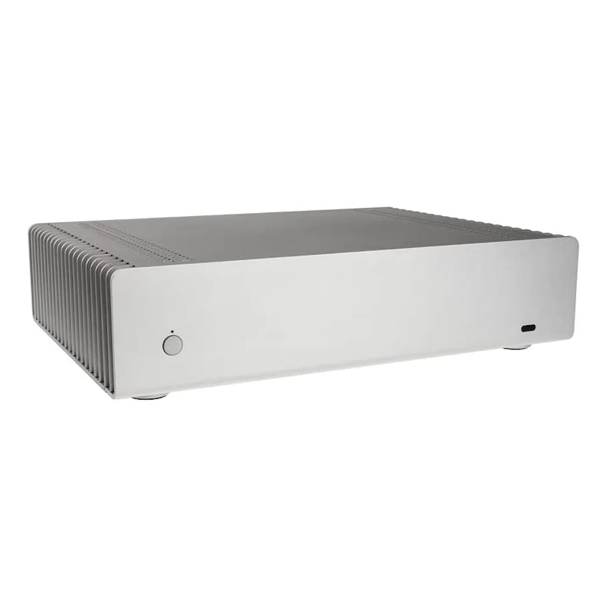 Streacom ST-FC10S Alpha compact PC case with brushed aluminium finish