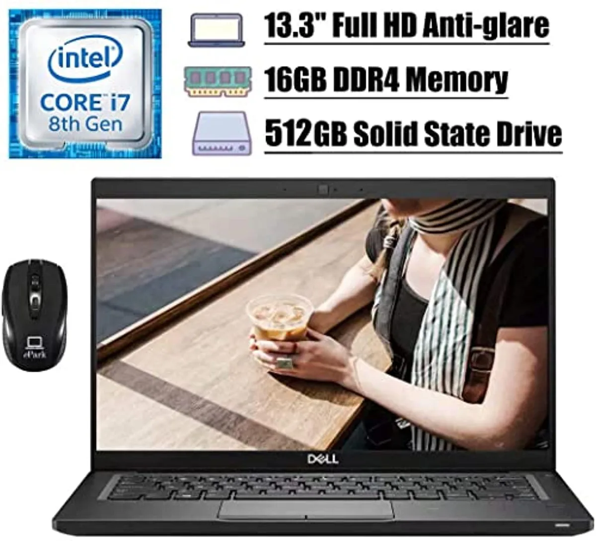 DELL DELL Latitude 7390 13.3" laptop i7-8650U 16GB 512GB — fotografie produktu