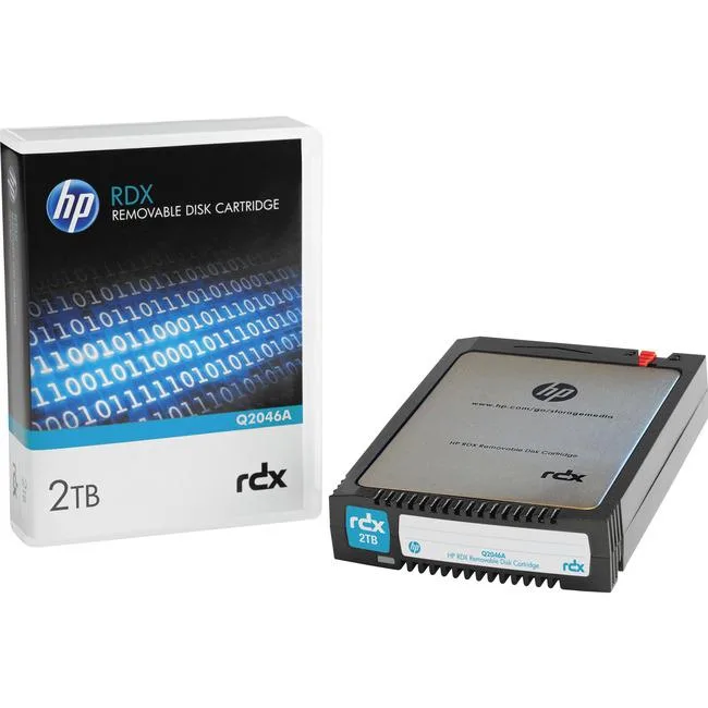 HPE HPE Q2046A 2 TB 2.5" RDX internal hard drive — foto del producto