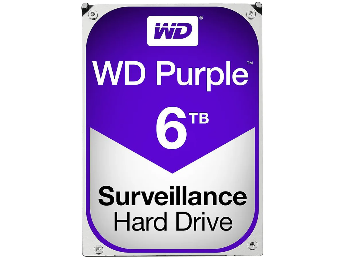Western Digital Western Digital WD60PURX 6TB 5400 RPM 64MB SATA 3.5" internal hard drive — fotografija proizvoda
