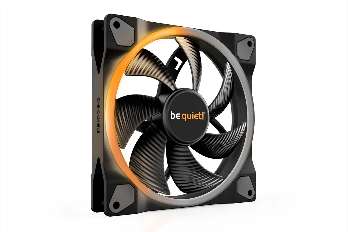 be quiet! be quiet! Light Wings 140mm PWM ARGB Case Fan Black BL074 — product photo
