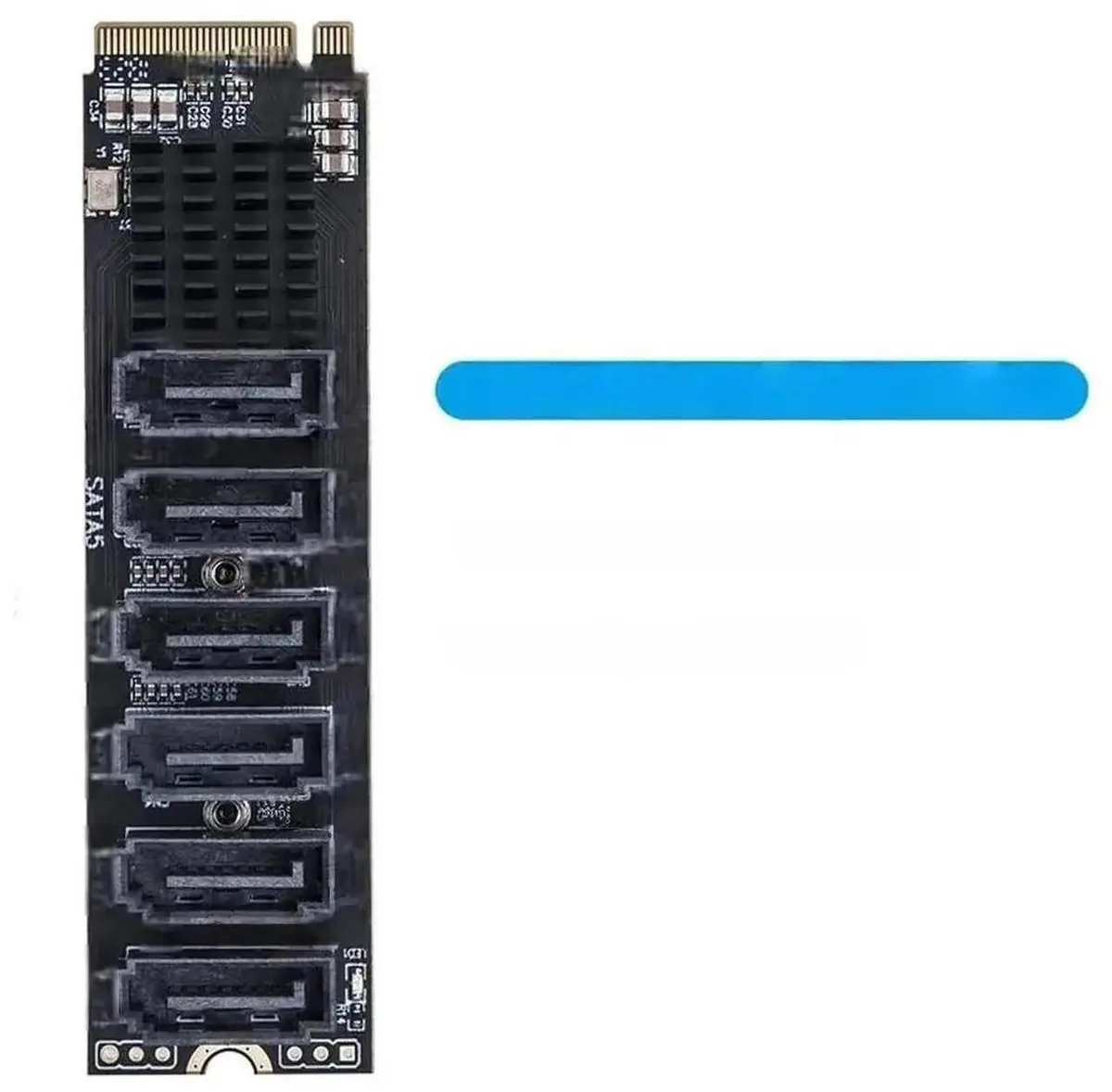 SMUGDESK SMUGDESK M.2 B+M Key / M-Key to 5/6 Port SATA 3.0 Expansion Card — product photo