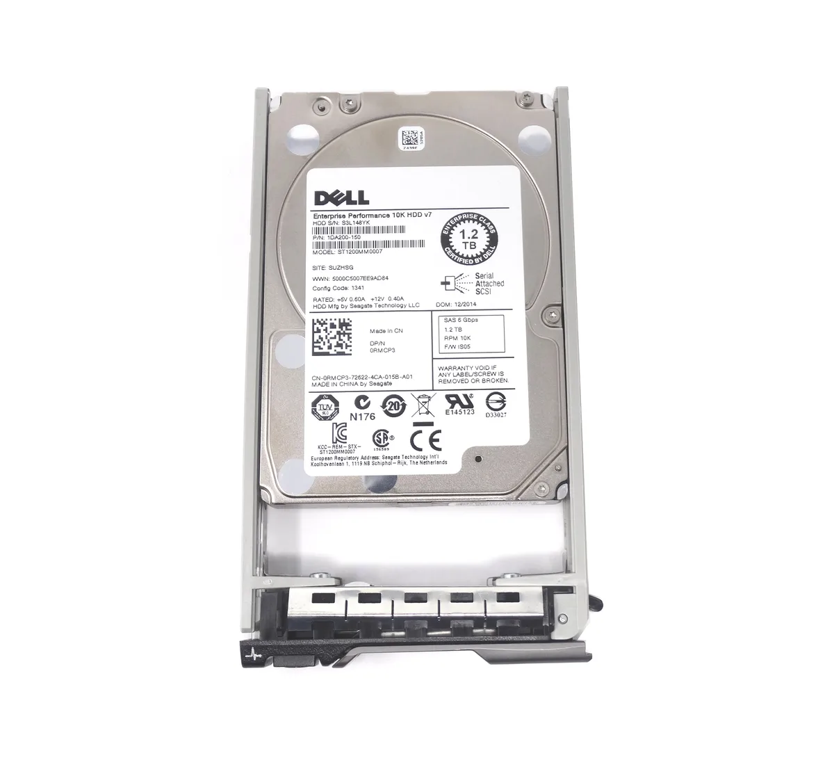 DELL DELL 1.2TB 10000 RPM 2.5" SAS internal hard drive — 商品写真