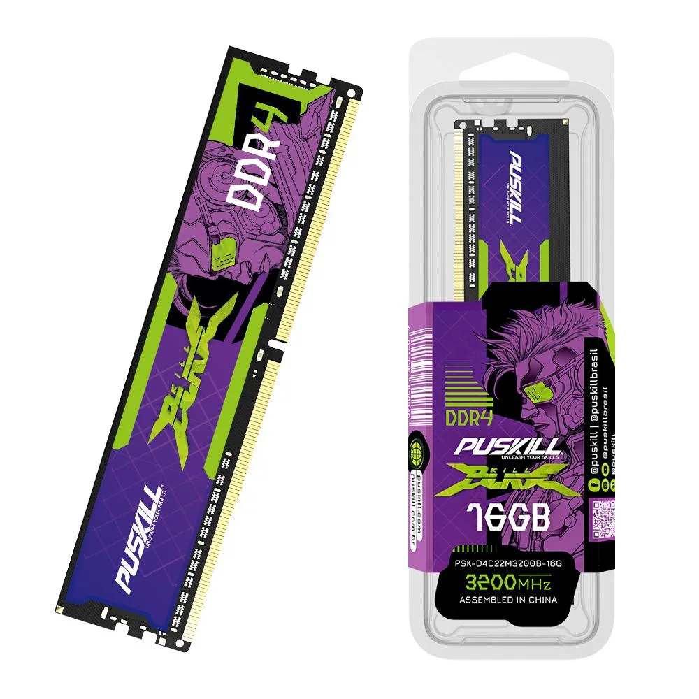 PUSKILL PUSKILL DDR4 16GB 3200MHz CL22 288-Pin Desktop RAM — photo du produit