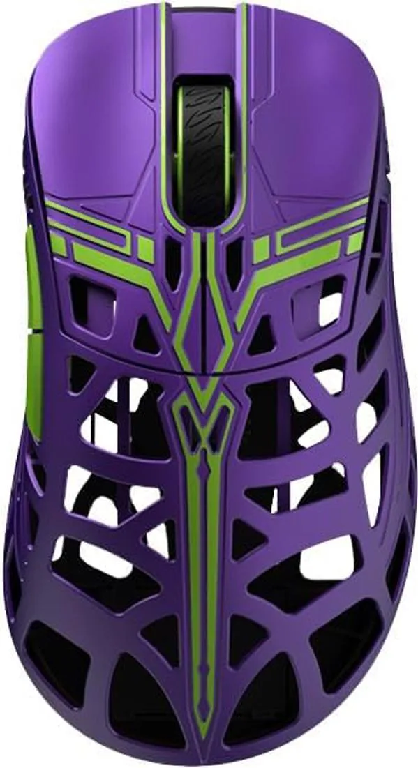 Ultra-lightweight purple magnesium alloy wireless gaming mouse, 47g