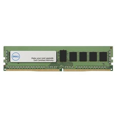 Green rectangular circuit board with gold edge connector and black memory chips