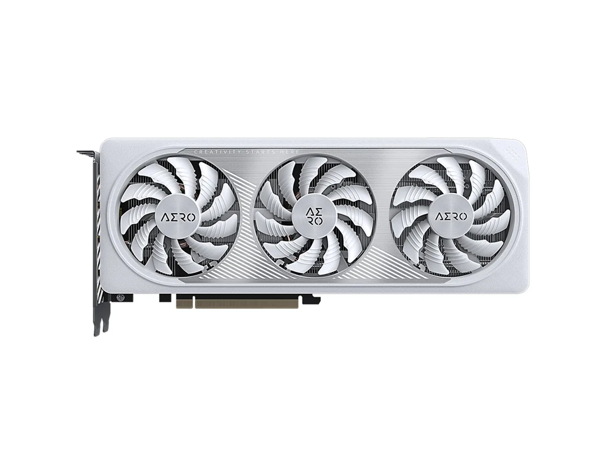 GIGABYTE GIGABYTE GV-N4060AERO OC-8GD GeForce RTX 4060 graphics card — foto del producto