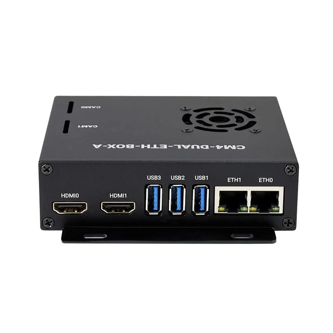 LORDWORLD LORDWORLD Dual Gigabit Ethernet Mini-Computer for CM4 with Fan Metal Case — Produktfoto