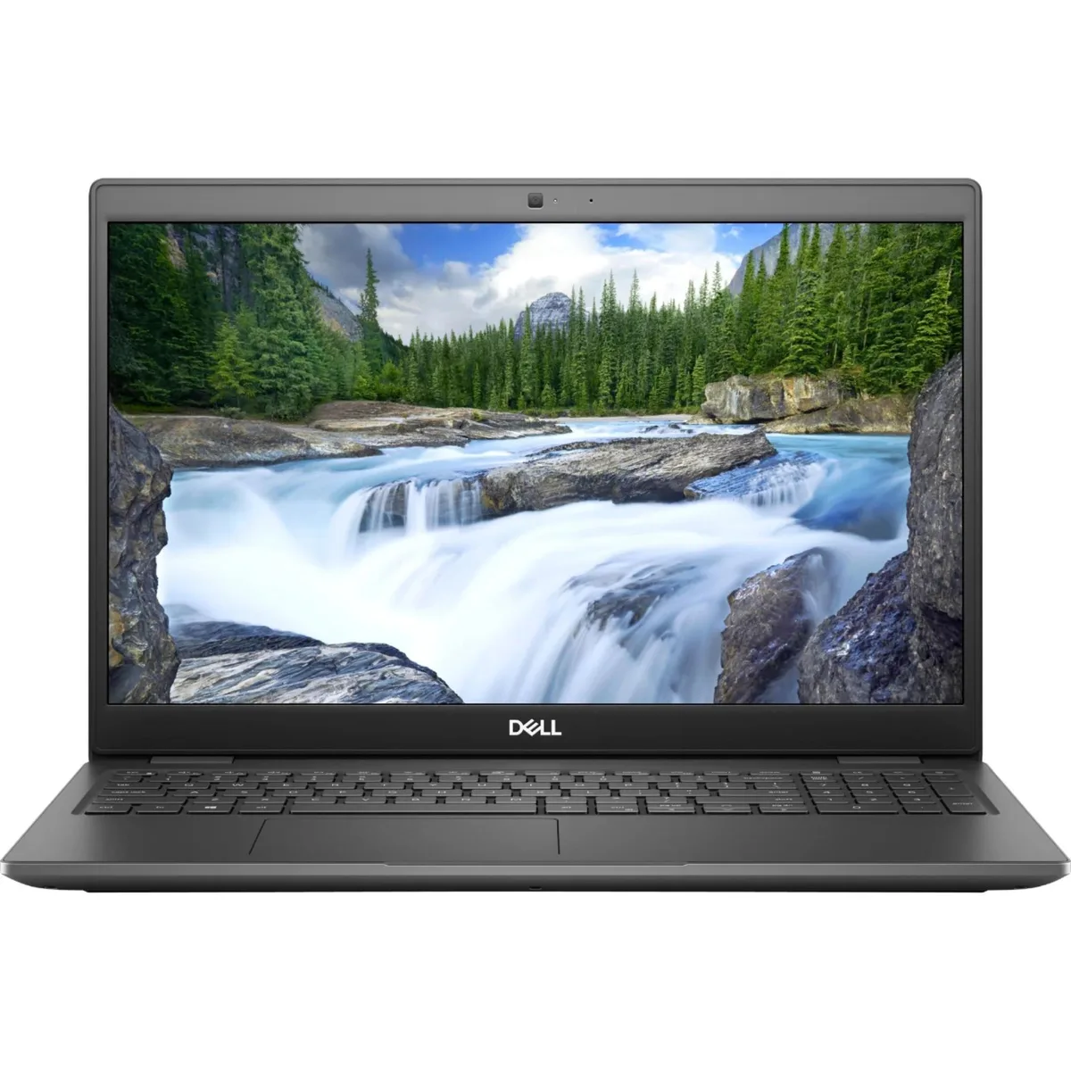 Black Dell Latitude 5400 14 inch laptop closed on a surface