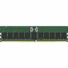 Green 288-pin DDR5 DIMM with black heatspreader