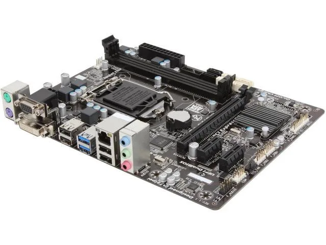 GIGABYTE GIGABYTE GA-B85M-D2V LGA 1150 B85 Micro ATX Intel motherboard — photo du produit