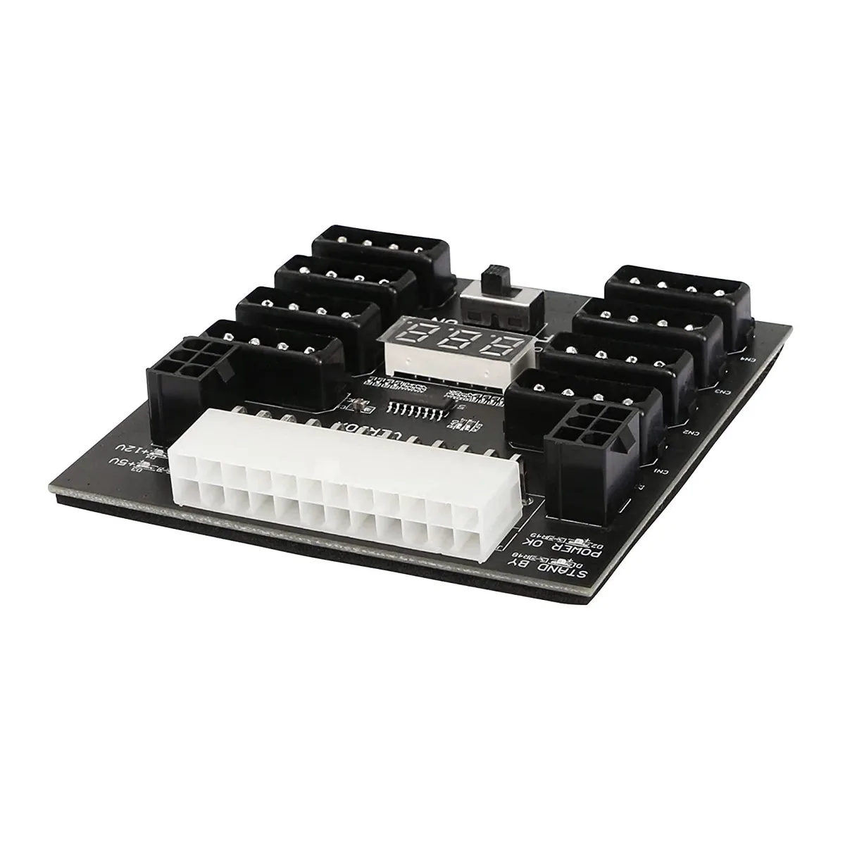 myVolts myVolts Multiple Power Supply Adapter ATX 24 pin to 8 x Molex 4Pin & 2 x 6Pin — product photo