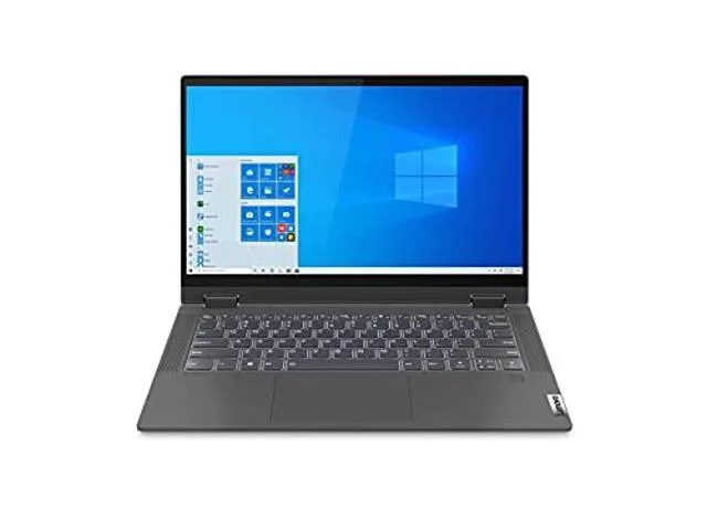 Lenovo Flex 5 14 inch gray 2-in-1 touchscreen laptop with stand