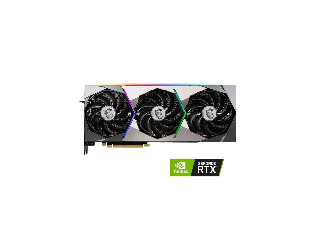 MSI MSI Suprim GeForce RTX 3070 Ti SUPRIM X 8G graphics card — 商品写真