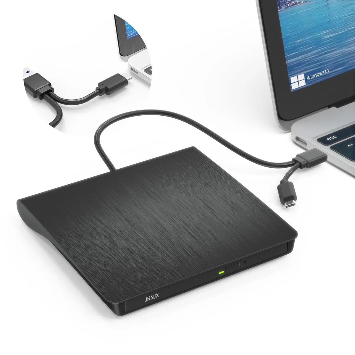 KEHIPI KEHIPI XD013 USB 3.0 Type-C DVD Duplicator 8x 24x — foto del prodotto