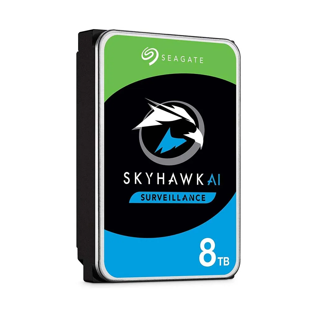 Bare 3.5 inch internal hard drive, silver aluminium casing with green circuit board visible