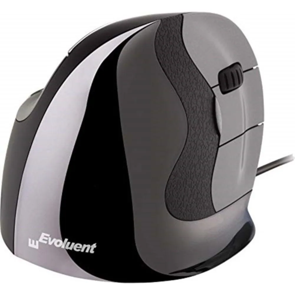 Evoluent Evoluent VerticalMouse D Large Dark Silver Grooved Buttons — foto del producto