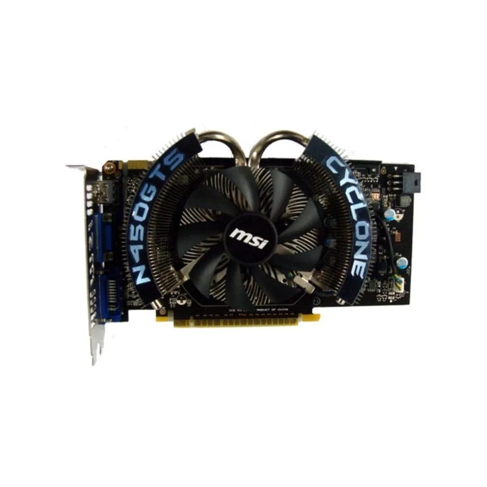 MSI MSI N450GTS Cyclone 512M OC graphics card — photo du produit