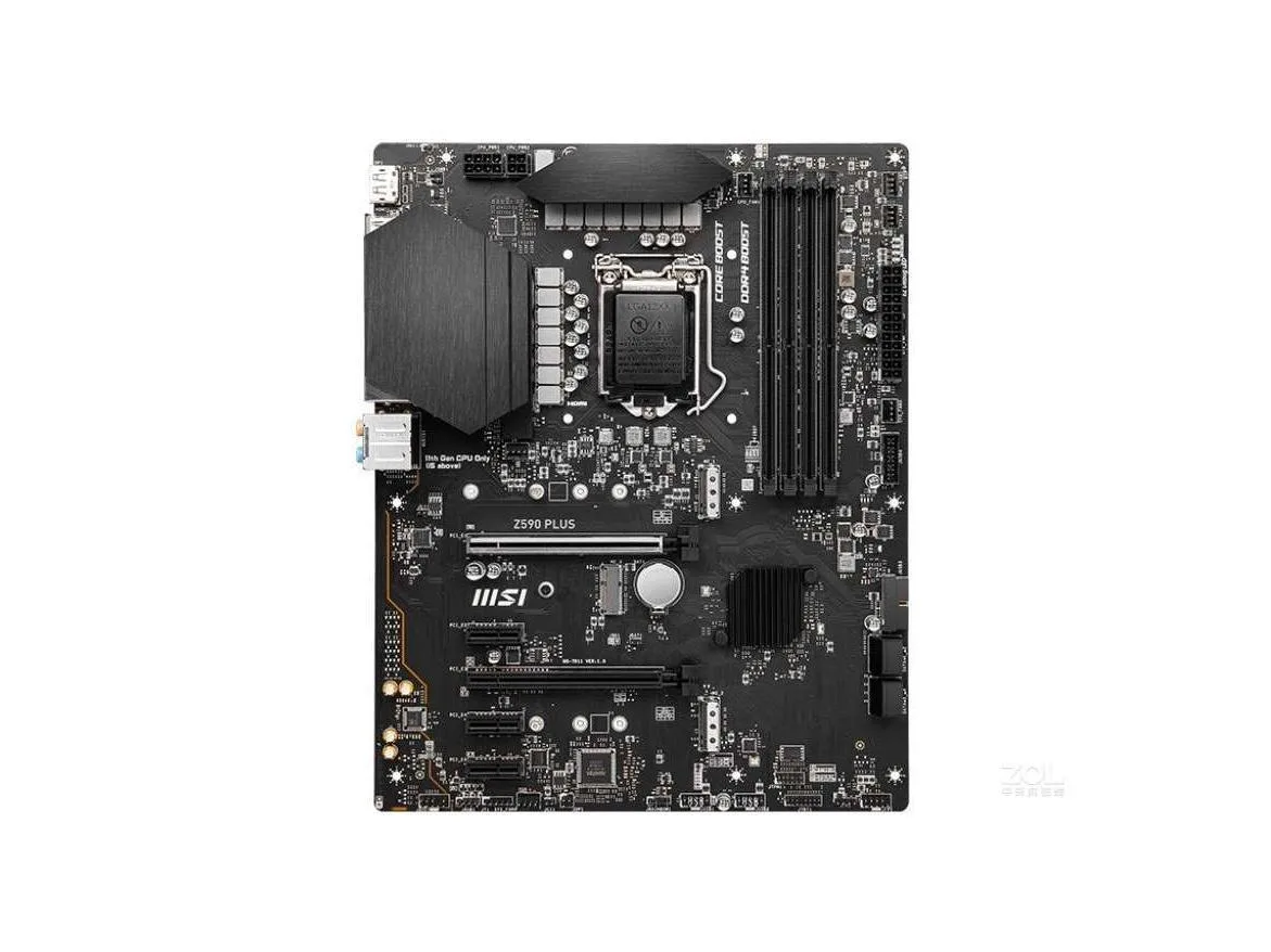 MSI MSI Z590 PLUS Intel motherboard — product photo