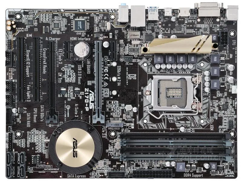 ASUS ASUS Z170-P Intel Z170 DDR4 64GB ATX motherboard — product photo
