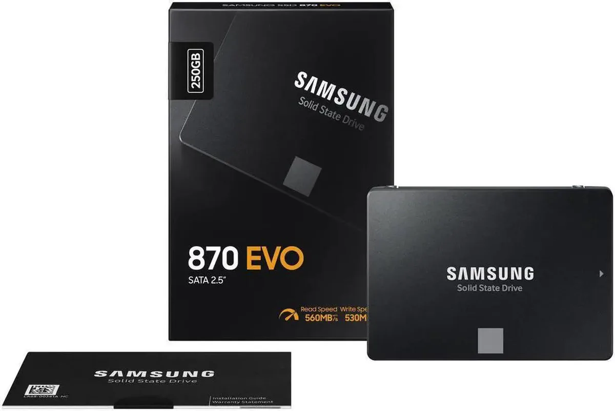 SAMSUNG SAMSUNG 870 EVO 250GB 2.5" SATA internal SSD — toote foto