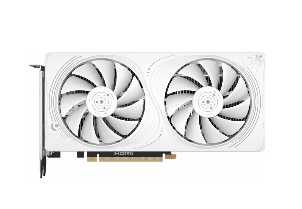 ZOTAC NEBULAE RTX 5060 Ti 16GB dual-fan graphics card with silver shroud and metal backplate