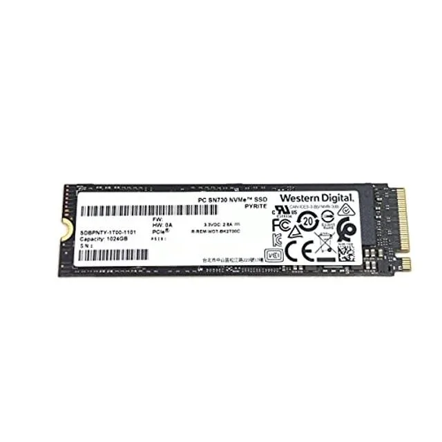 Western Digital Western Digital PC SN730 1TB NVMe M.2 2280 internal SSD — product photo