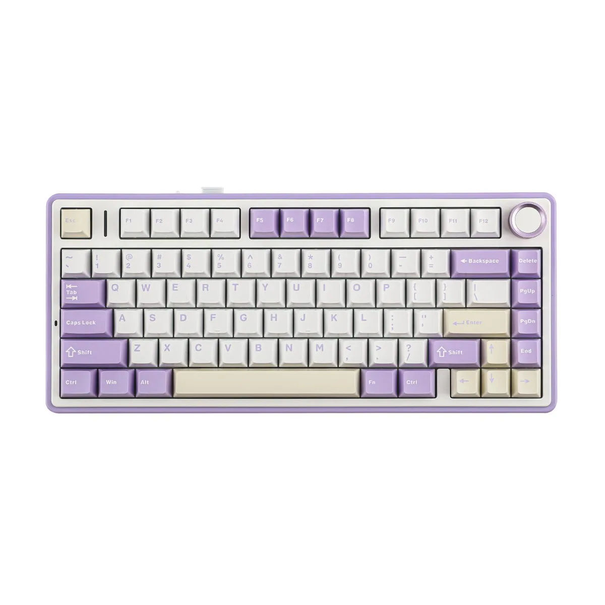 Epomaker Epomaker x Aula F75 75% Gasket Mechanical Gaming Keyboard Purple LEOBOG Reaper Switch — product photo