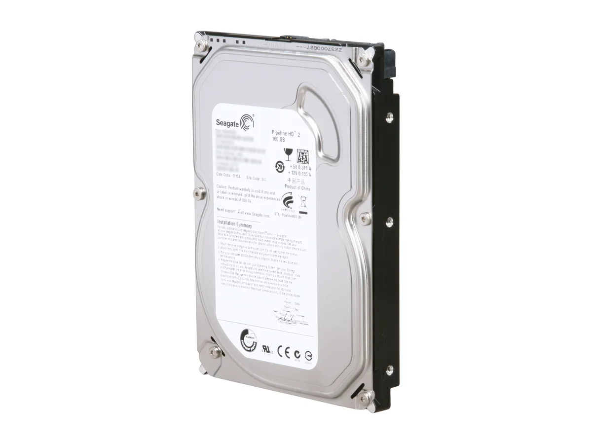 Seagate Seagate Pipeline HD ST3160316CS 160GB 5900 RPM 8MB SATA 3.0Gb/s 3.5" internal hard drive — foto del producto