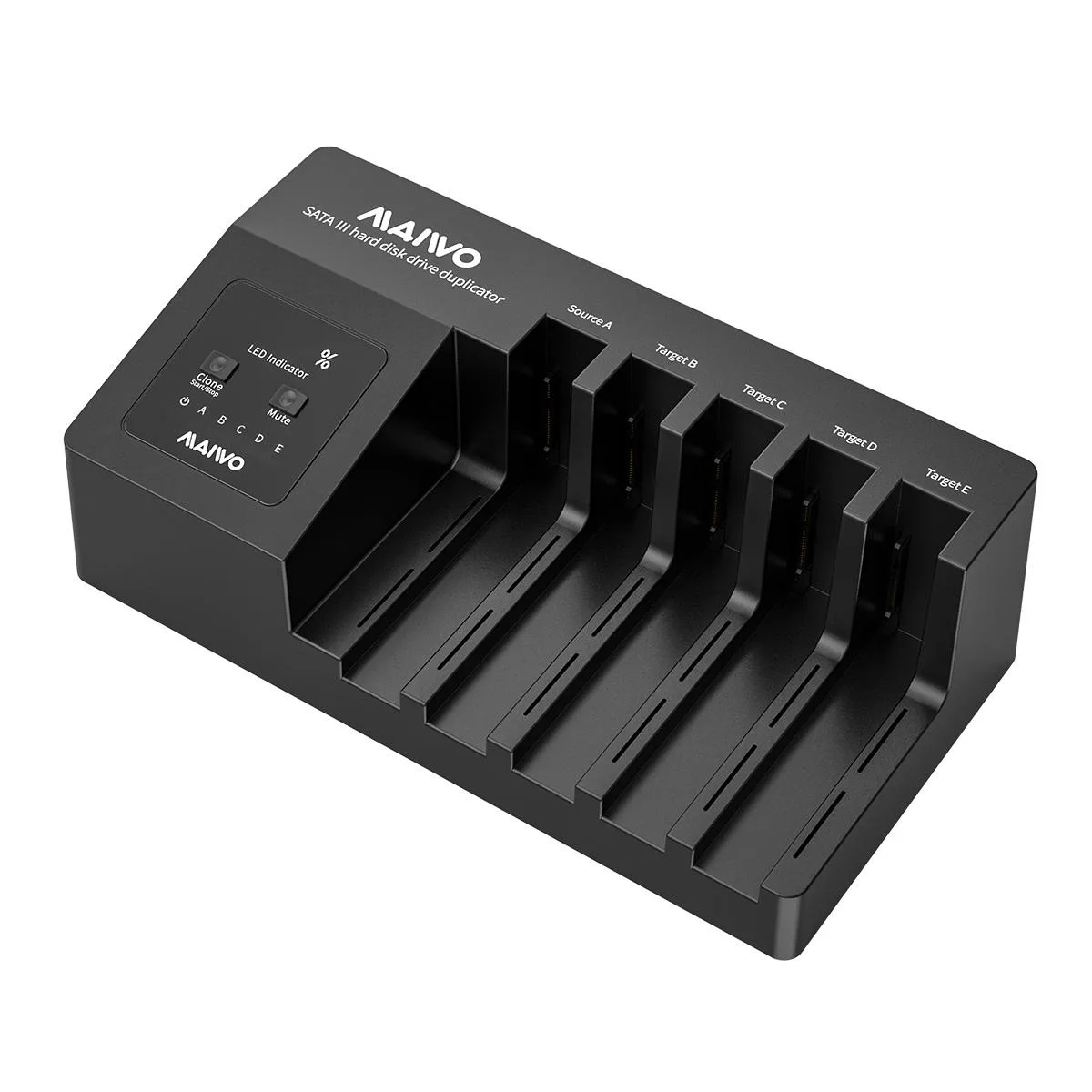 MAIWO MAIWO K3095C 5 Bay SATA Drive Enclosure with Offline Clone — 商品写真