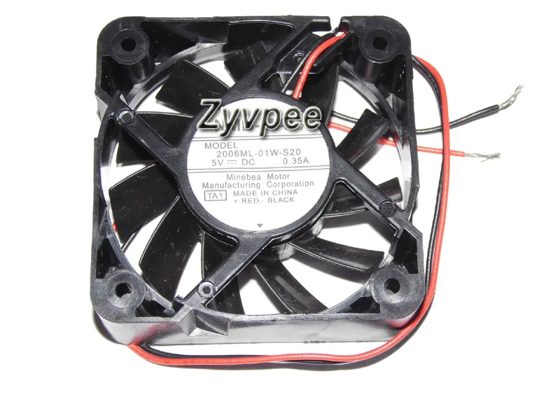 Zyvpee Zyvpee 2006ML-01W-S20 50x15mm 5V .35A 2-wire case fan — صورة المنتج