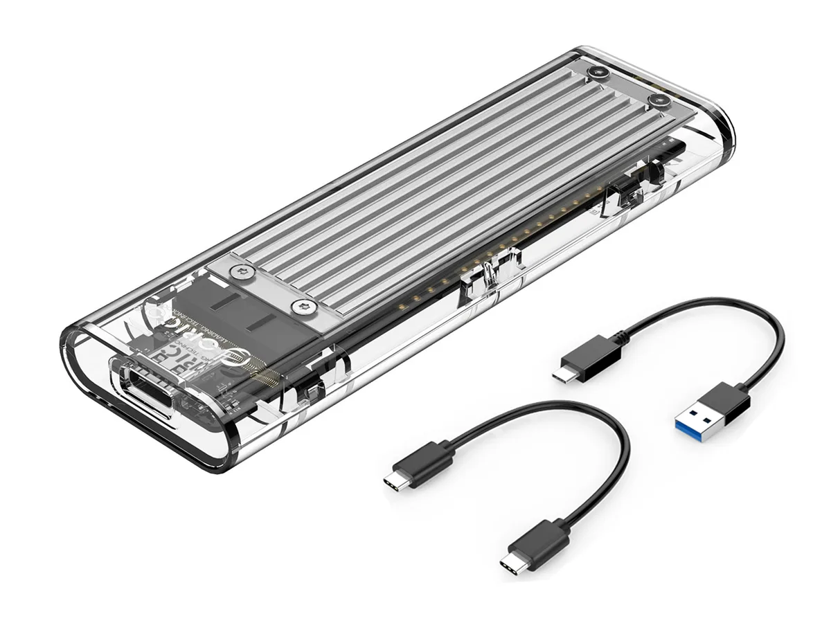 Orico Orico TCM2 M.2 NVMe enclosure USB 3.2 Gen 2 10 Gbps silver — photo du produit