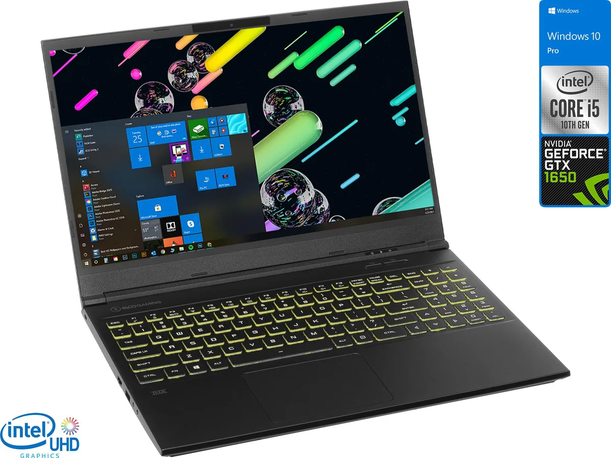 EVOO EVOO 15.6" FHD i5-10300H 8GB 256GB GTX 1650 gaming laptop — toote foto
