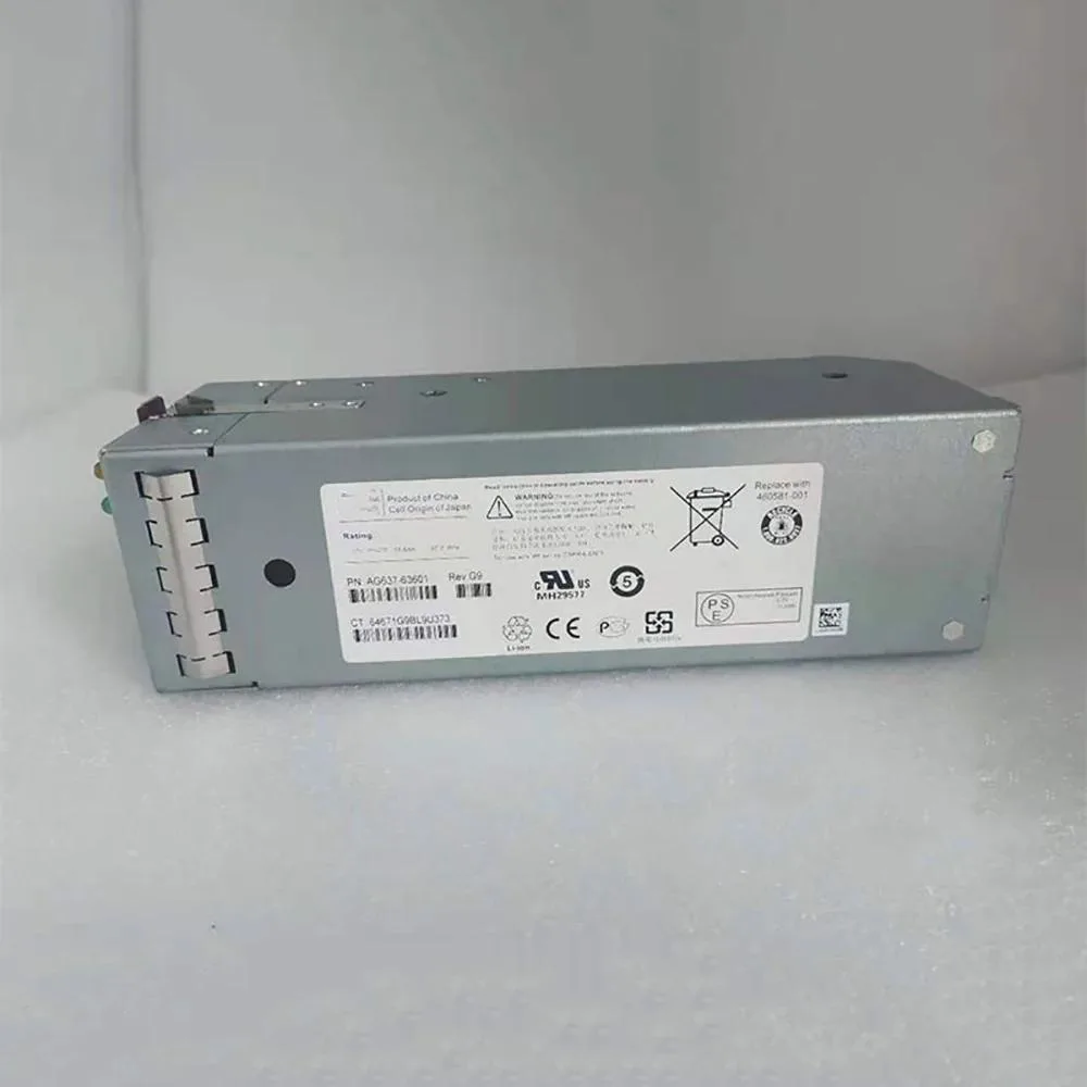 Rectangular ATX power supply unit with matte metal finish and rear fan grille