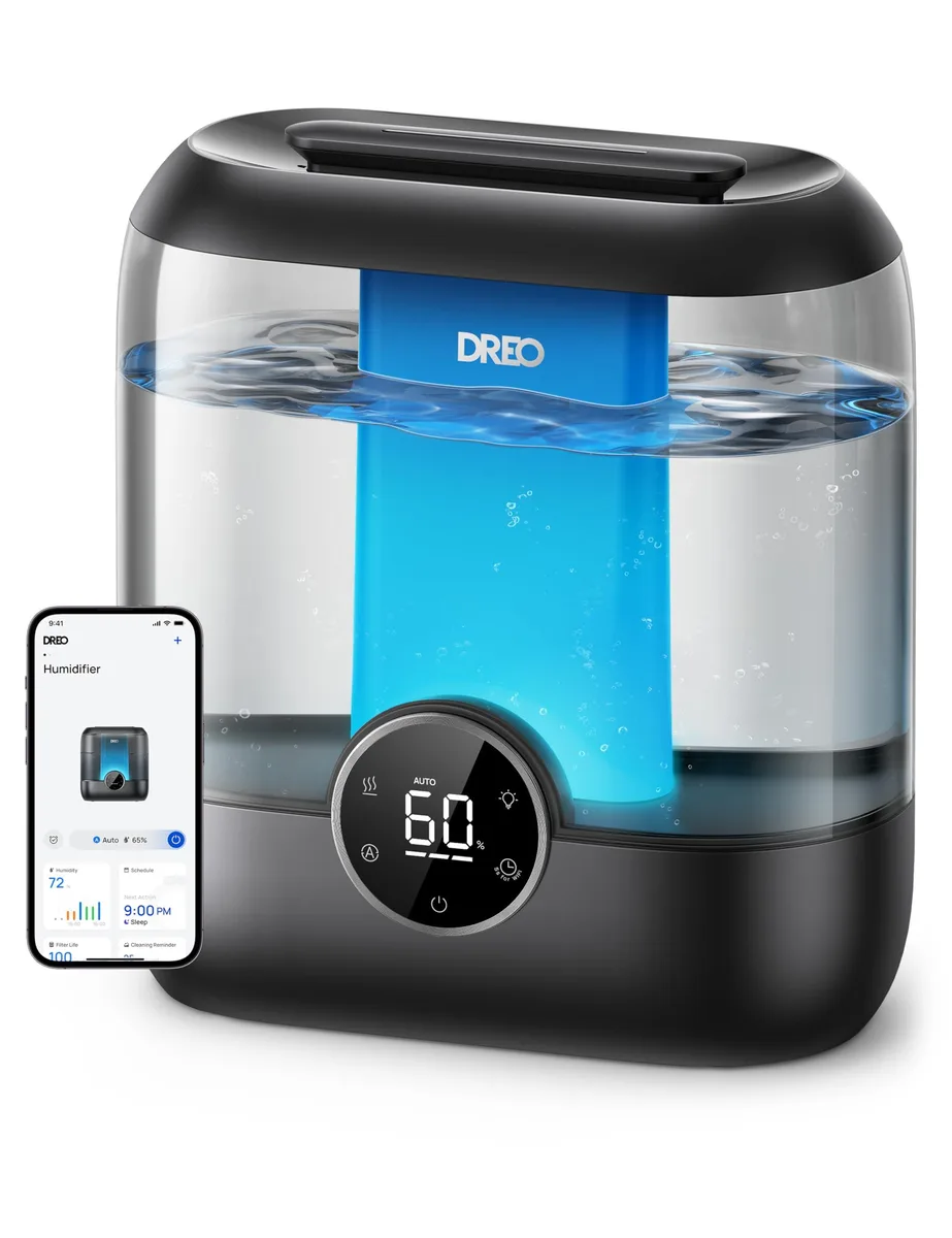  Dreo HM524S 6L 60h 500sqft 28dB bedroom accent — 商品照片