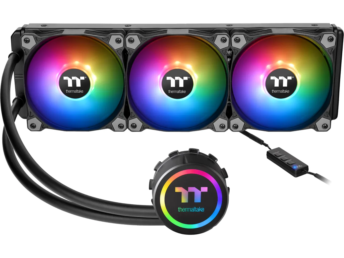 Thermaltake Thermaltake Water 3.0 360 ARGB Sync Edition CL-W234-PL12SW-B liquid cooler — photo du produit