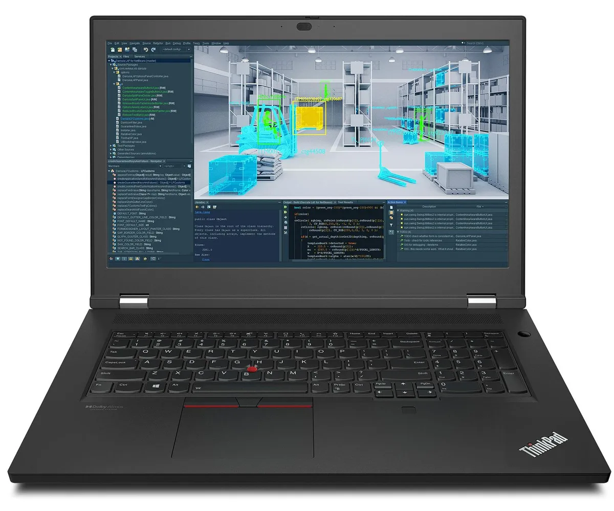 Lenovo Lenovo ThinkPad P17 Gen 2 laptop i7-11800H RTX A2000 16GB 2x1TB RAID 1 17.3" 4K — product photo