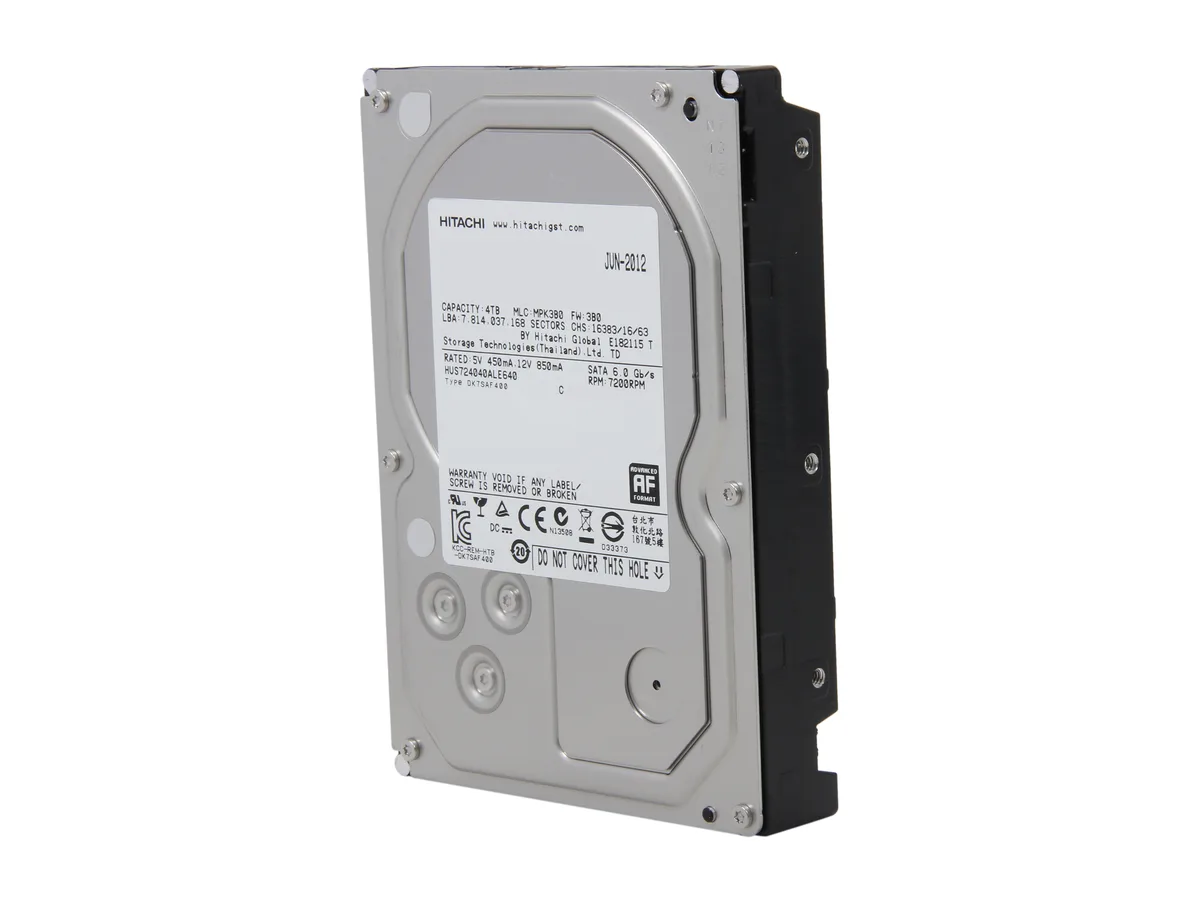 HGST HGST Ultrastar 7K4000 0F14683 4TB 7200 RPM 64MB SATA 6.0Gb/s 3.5" internal hard drive — fotografia produktu