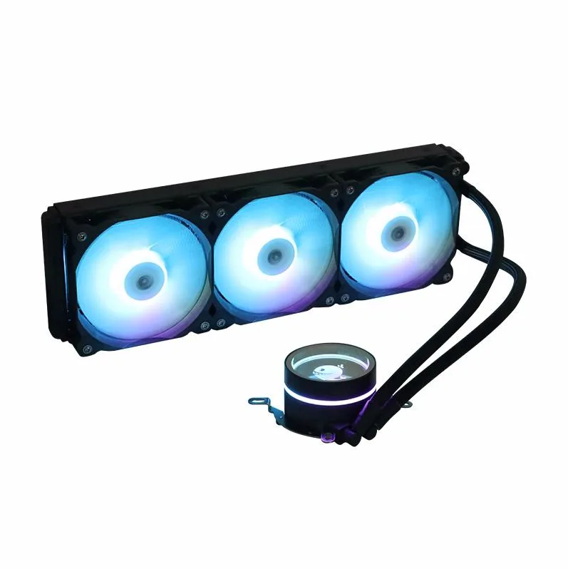 Corn Electronics Corn Electronics 360 liquid cooler Black 395mm radiator 120mm fans 1800 RPM ARGB — صورة المنتج