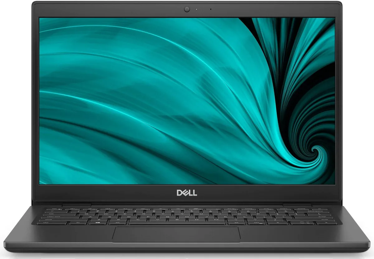Silver Dell Latitude 3420 14 inch laptop closed view