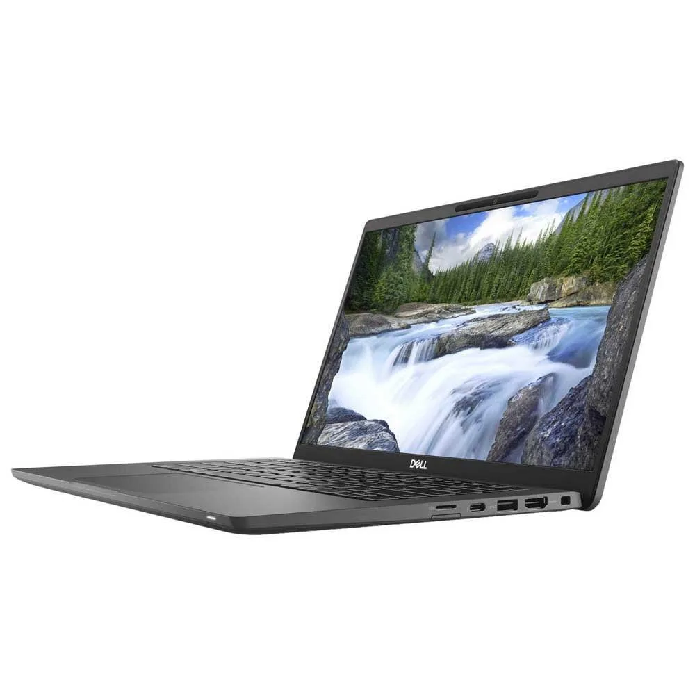 Refurbished black Dell Latitude 7420 14.0 inch laptop closed