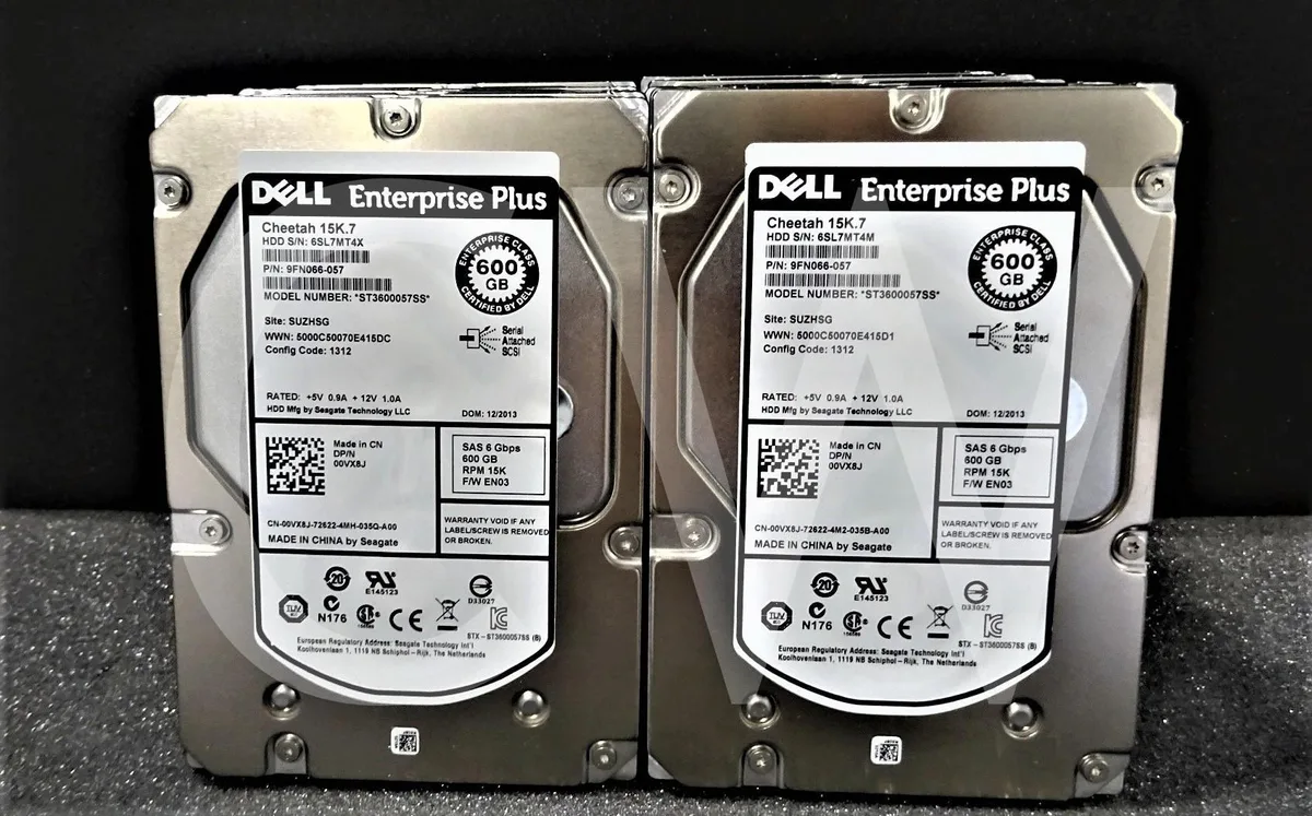 DELL DELL ST3600057SS 600GB 15000RPM SAS 3.5in internal hard drive — Produktfoto