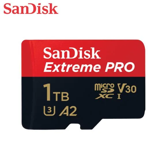 SanDisk SanDisk Extreme PRO 1TB microSDXC A2 U3 V30 200MB/s SDSQXCD-1T00-GN6MA — vörumynd