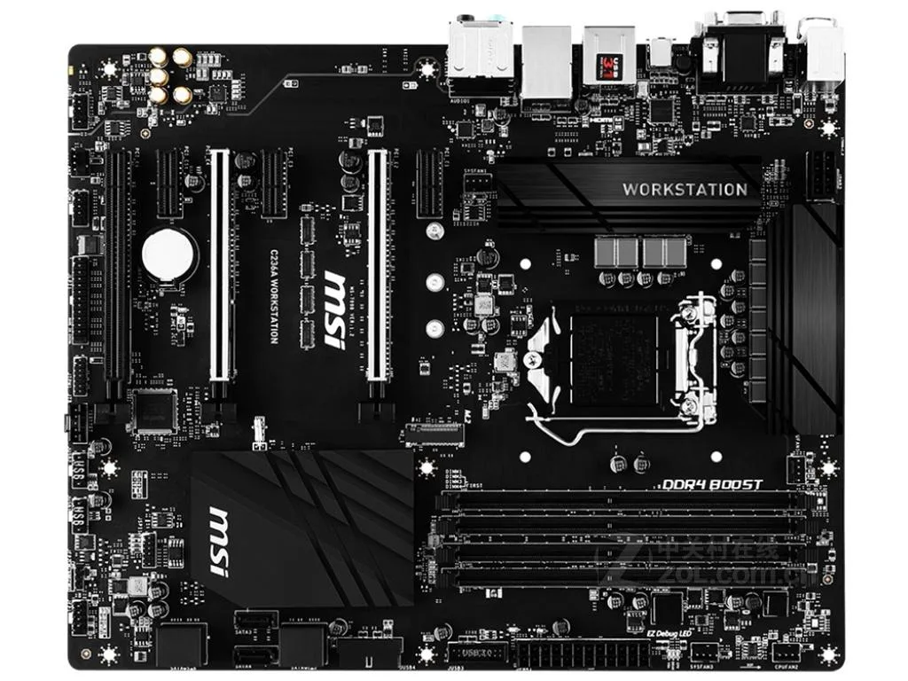 MSI MSI C236A WORKSTATION Intel C236 LGA 1151 DDR4 64GB ATX Intel motherboard — product photo