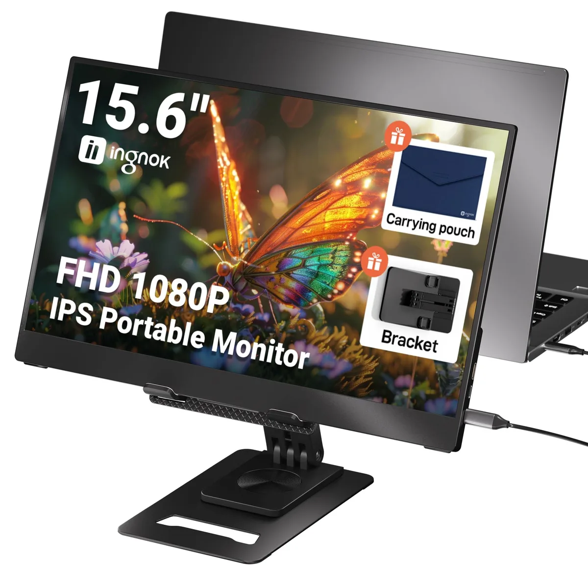 INGNOK INGNOK YN02D 15.6" portable monitor 1920x1080 60Hz IPS — снимка на продукта