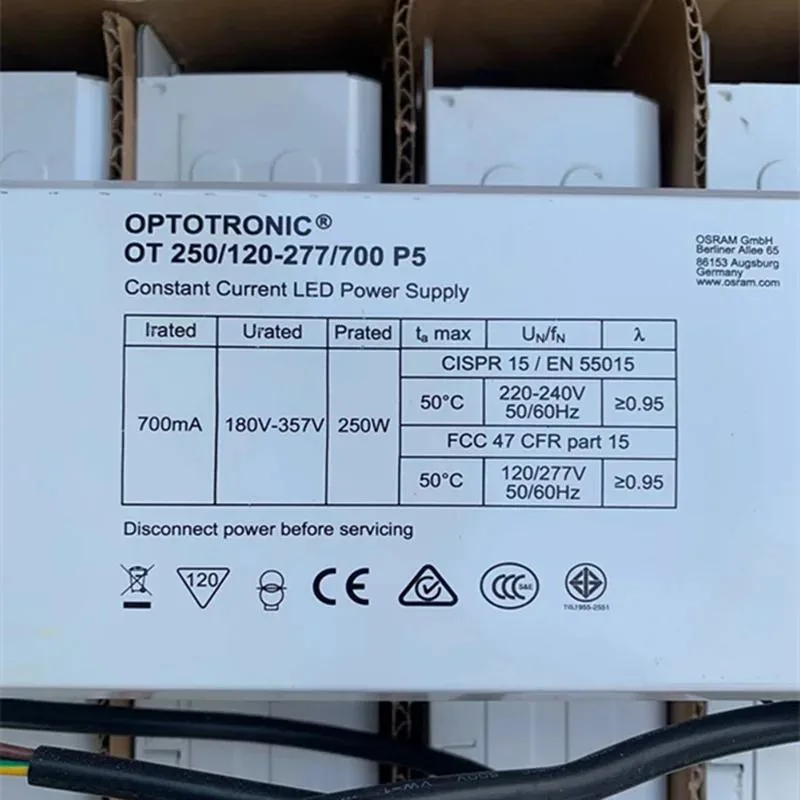 KHACHIMO KHACHIMO 180V-357V 250W Power Supply OT 250/120-277/700 P5 — photo du produit