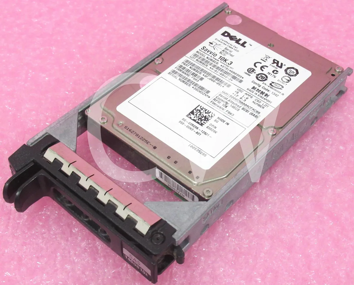 DELL DELL X829K ST9146803SS 146GB 10000RPM 6Gb/s SAS 2.5" SERVER internal hard drive W/Caddy — 商品写真