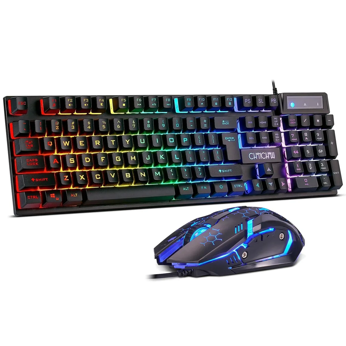Redragon 1954-US Wired Gaming Keyboard and Mouse Combo 104 Keys 3200 DPI — toote foto