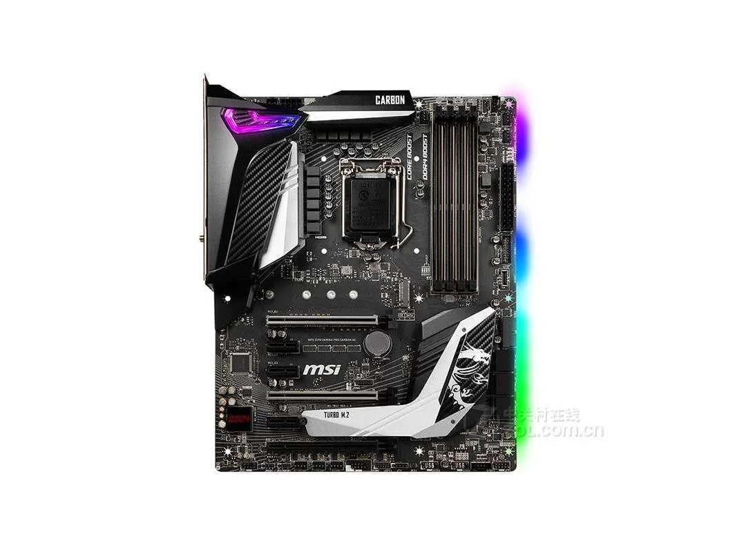 MSI MSI MPG Z390 GAMING PRO CARBON AC Intel motherboard DDR4 128GB — photo du produit